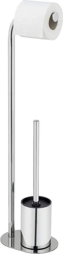Suport pentru hârtie igienică argintiu lucios din oțel inoxidabil Levante – Wenko