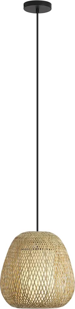 Lampă suspendată Japandi Bambus 30cm IP44 - Moana