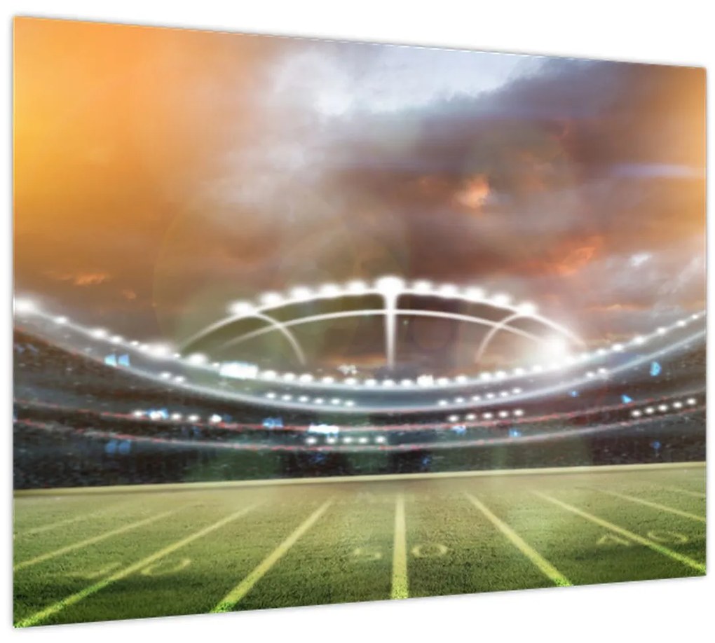 Tablou pe sticlă - Stadion (70x50 cm)