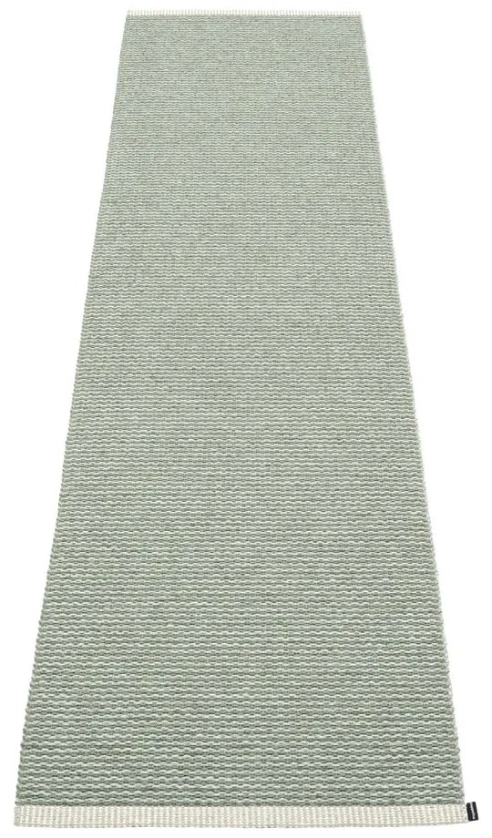 Covor tip traversă pentru interior și exterior verde deschis 70x300 cm Mono Sage Army – Pappelina