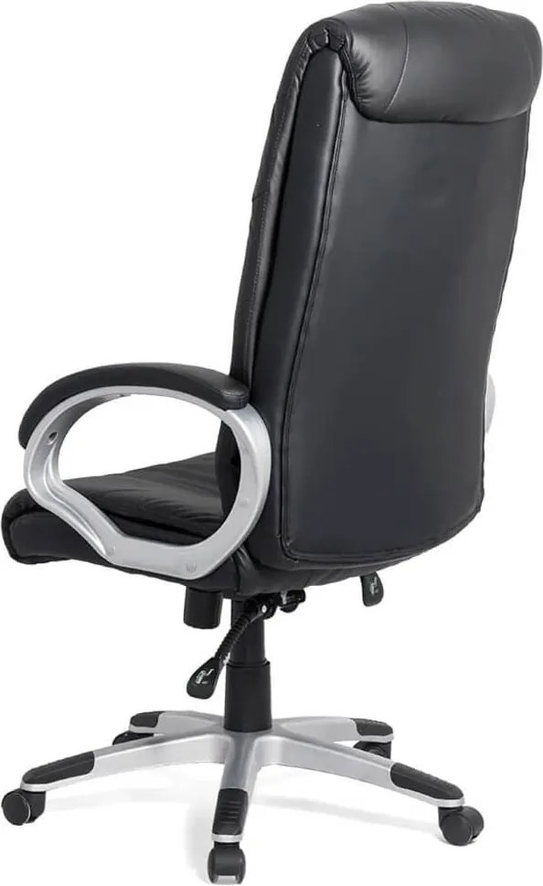 Scaun directorial piele ecologica OFF 315 negru