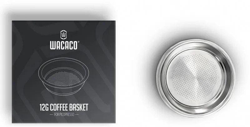 Sita filtru cafea macinata pentru espressor portabil Wacaco Picopresso, 12 g, 1 espresso, Inox