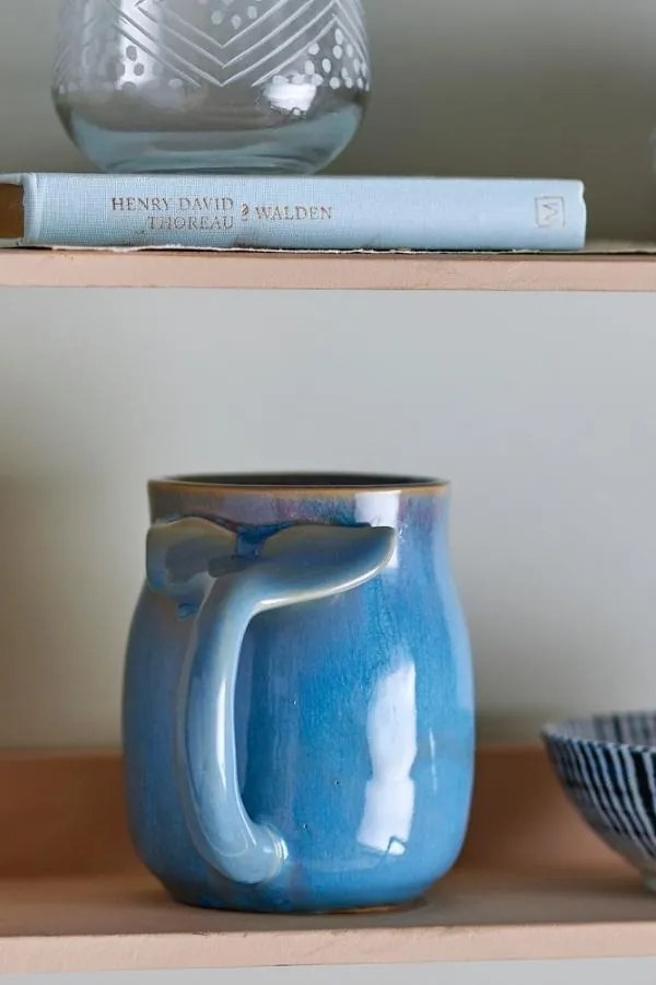 Cană versatilă din ceramică, albastru – Rinat