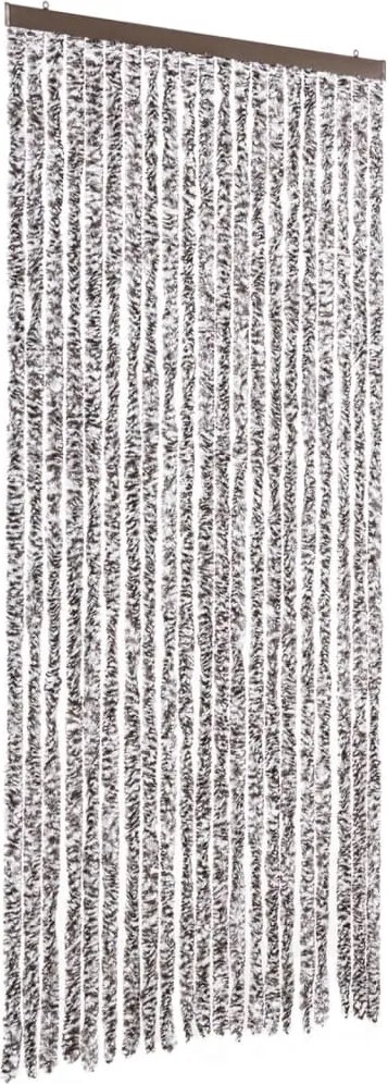 vidaXL Perdea pentru insecte, maro și bej, 90x200 cm, Chenille