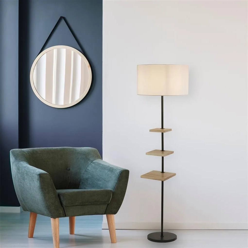 Lampadar/Lampa de podea cu rafturi Norfolk