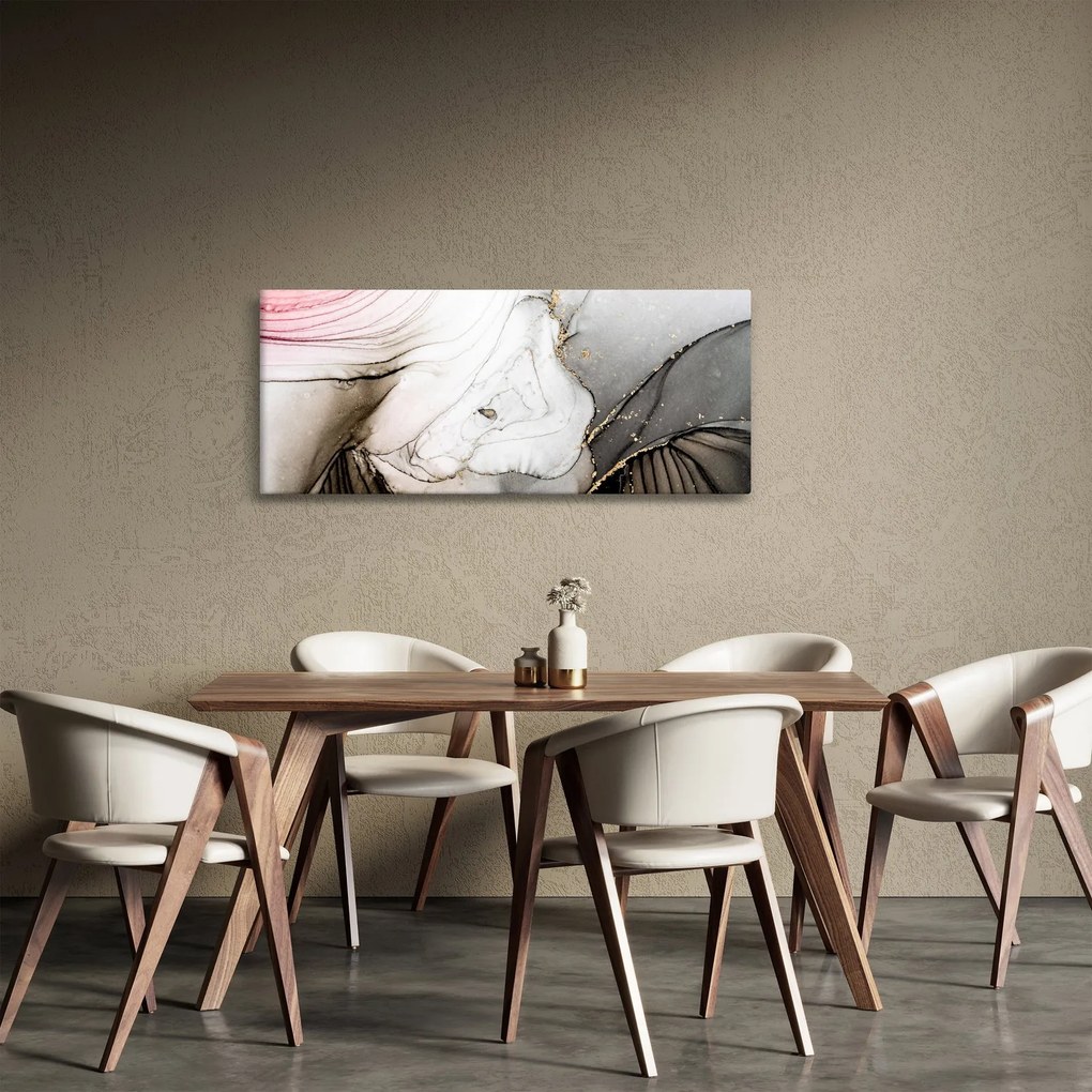 Tablou - Cerneală de marmură (120x50 cm)