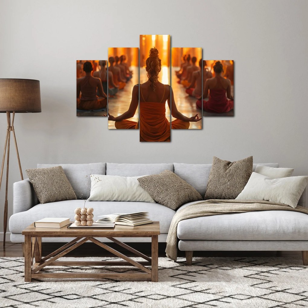 Tablou - Lecții de yoga (150x105 cm)