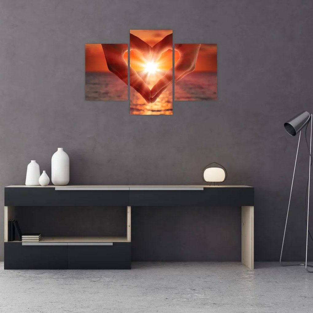 Tablou - Soare în inimă (90x60 cm)