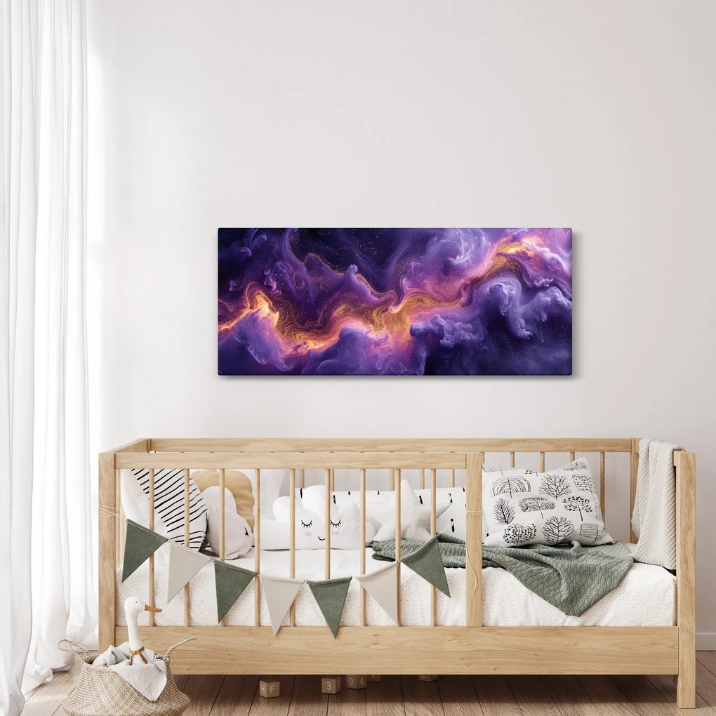 Tablou - Nebuloasa purpurie (120x50 cm)
