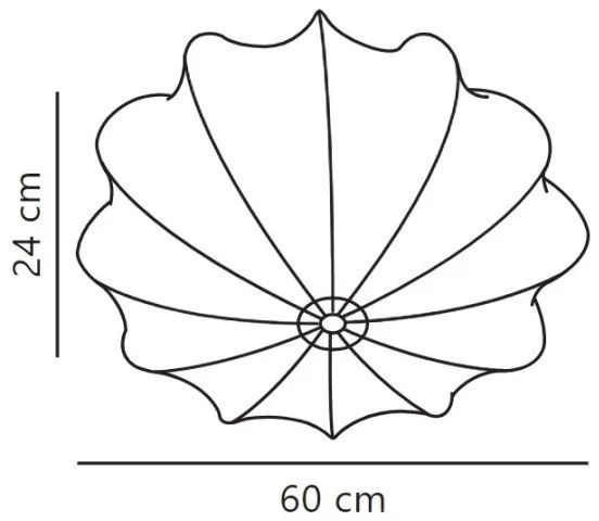 Plafonieră Nordlux AERON 3xE27/25W/230V d. 60 cm