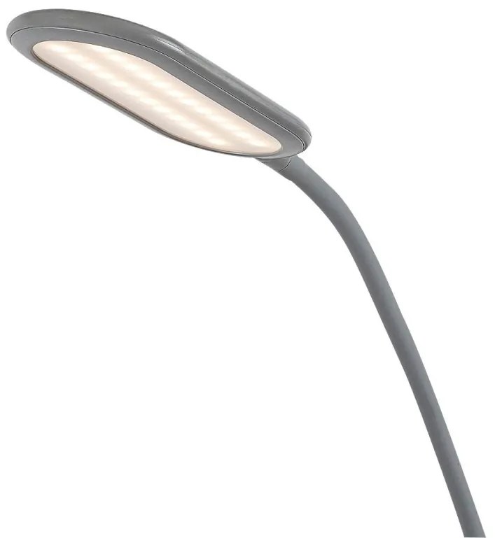 Lampa LED de podea stil minimalist Adelmo gri