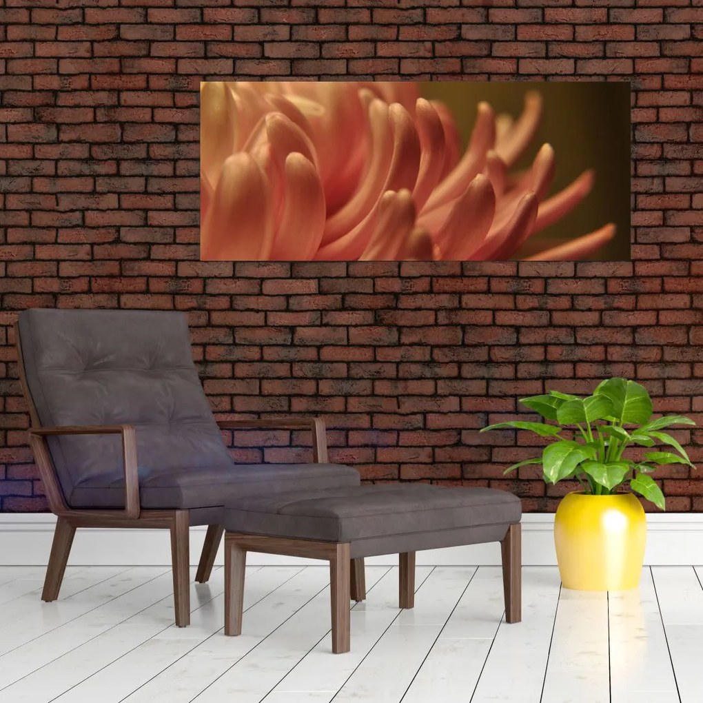 Tablou cu detailu florii (120x50 cm)