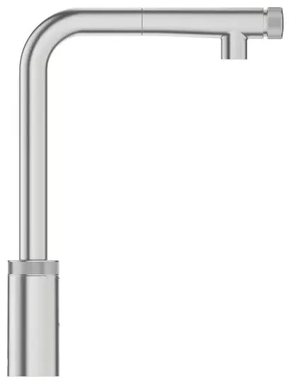 Baterie bucatarie cu dus extractibil Grohe Minta SmartControl crom periat Supersteel