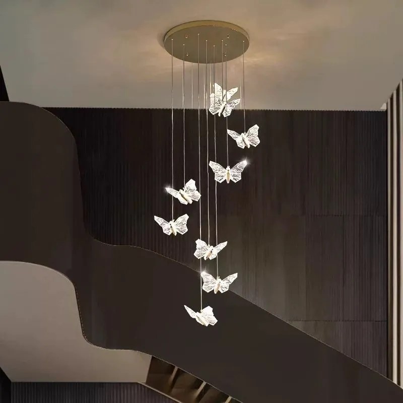 Candelabru LED Cristal, 32W, Auriu
