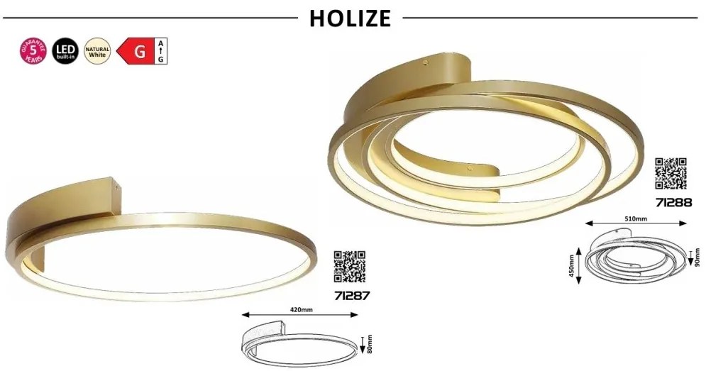 Plafoniera LED design modern Holize