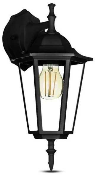 Lampă de perete de exterior 1xE27/40W/230V IP44 negru