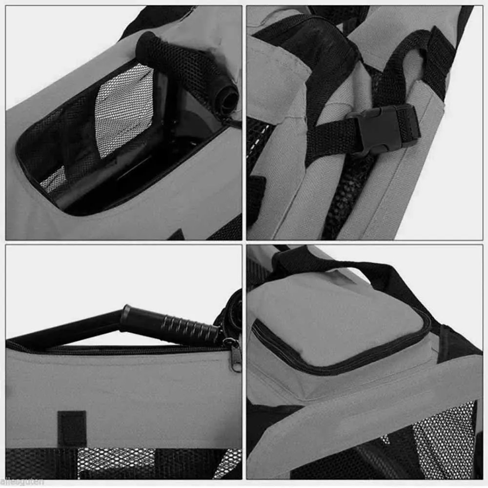 Geanta pliabila pentru transport animale de companie-marimea M