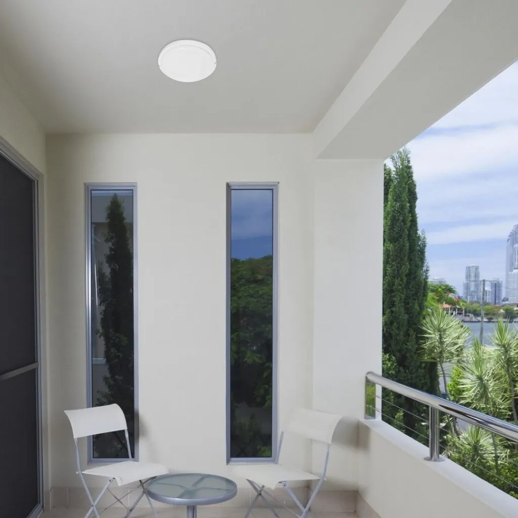 Plafoniera LED pentru iluminat exterior design modern IP54 Hort alb