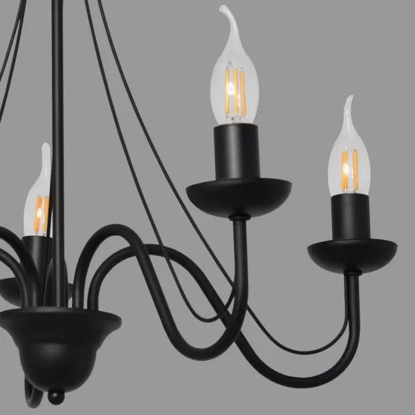 Lustră pe cablu MALBO II 5xE14/10W/230V