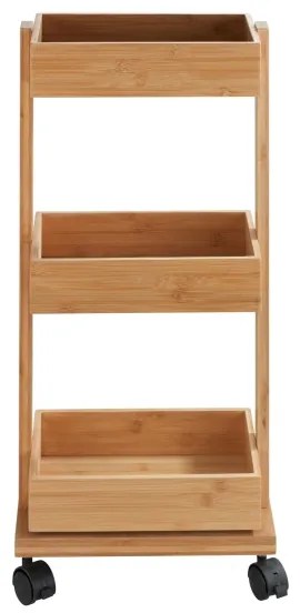 WENKO 24390100 - Raft TORTONA 18 x 71,5 cm, maro/negru