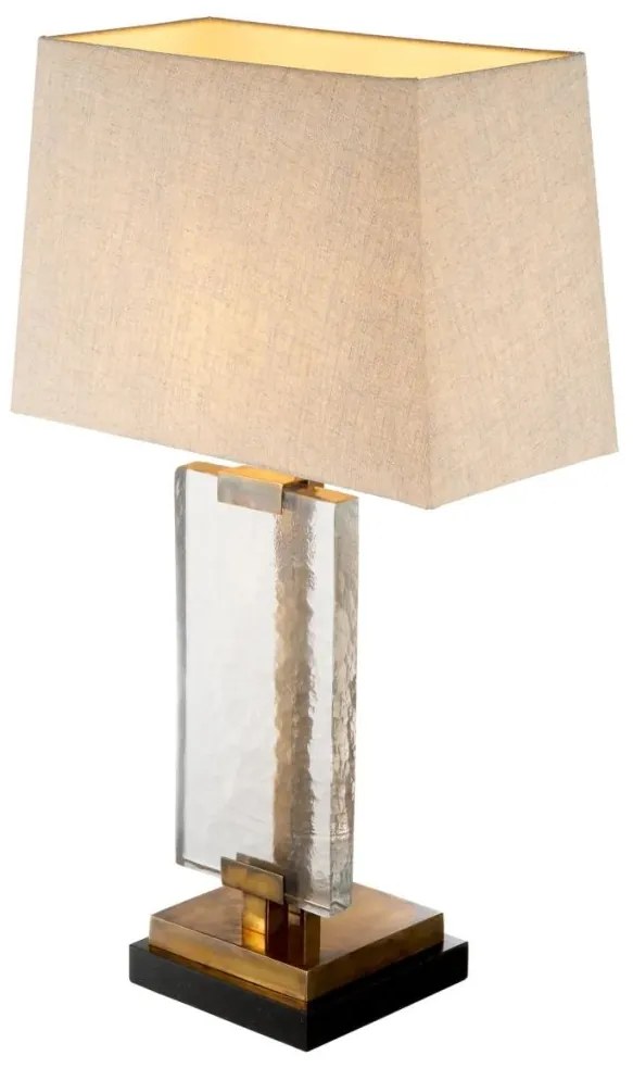 Veioza, Lampa de masa design LUX, Sticla Suflata, James