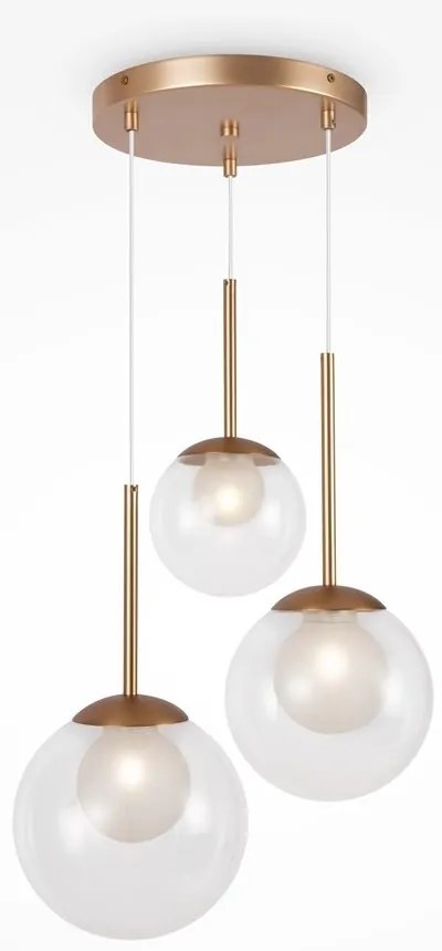 Lustra suspendata design modern minimalist Basic 3L aurie