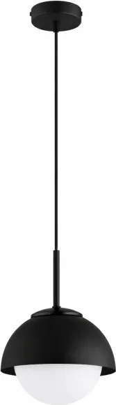 BRILAGI - Lampă suspendată pe cablu COSMO 1xE27/60W/230V diam. 18 cm neagră