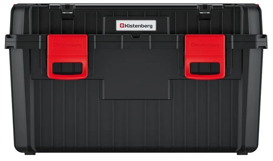 Cutie pentru scule cu maner metalic 58,5 x 36 x 33,7 cm, cu organizator, neagra