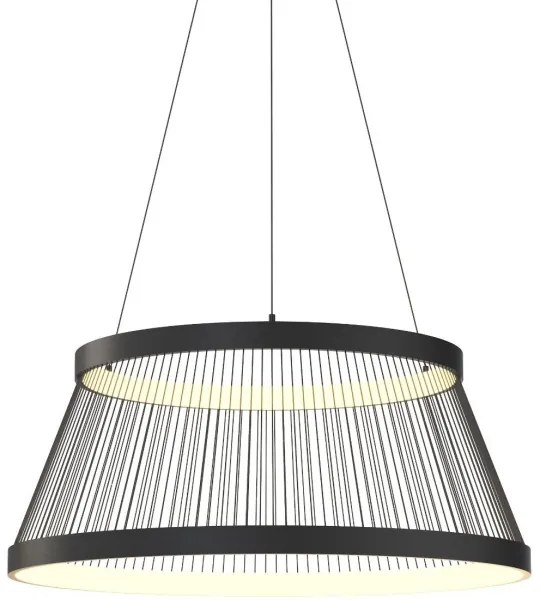 Lustră LED dimabilă Zuma Line MD3328-2M-3BT BALL LED/53W/230V 2700-6000K negru + telecomandă