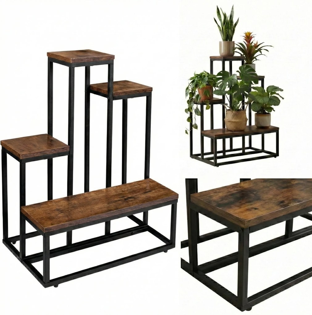 Suport de flori loft ILO, 51 x 34 x 67 cm