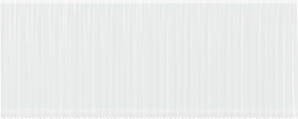vidaXL Cortină din Dantelă cu perdele Alb 1200 x 280 cm Poliester