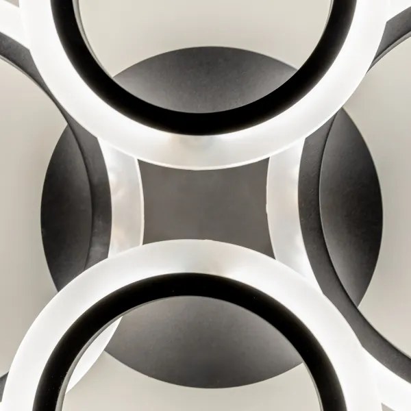 Lustră LED dimabilă aplicată Brilagi ORBITS LED/50W/230V 3000-6500K antracit + telecomandă