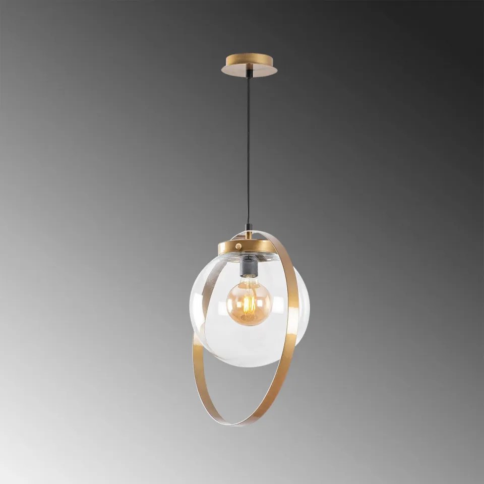Lustra Tan - NT - 101, Soclu E27, Max. 40W, Culoare Auriu