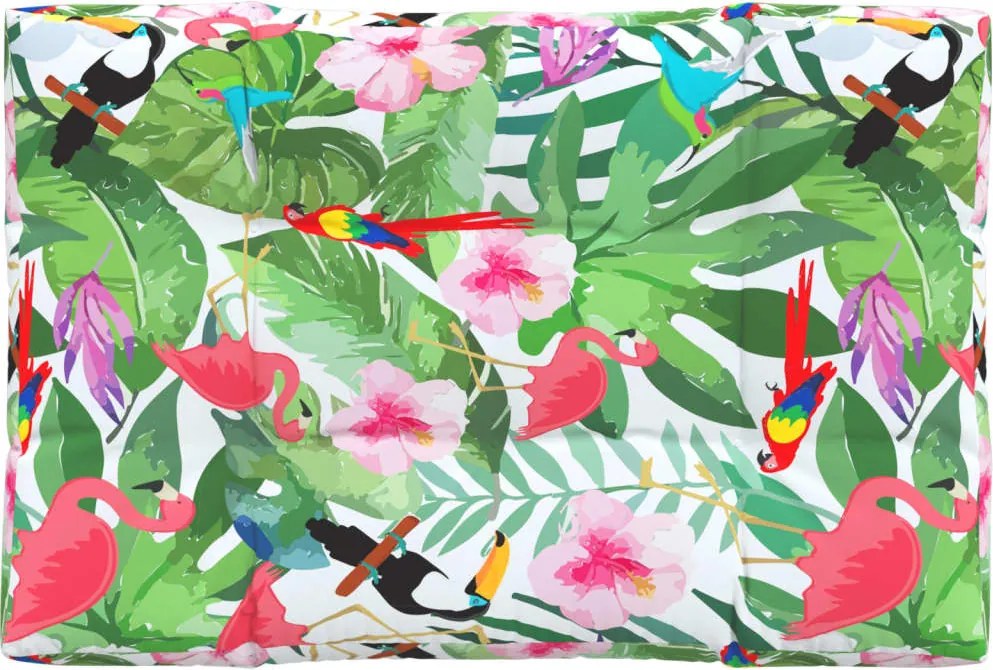 vidaXL Pernă de paleți, multicolor, 120x80x12 cm, material textil