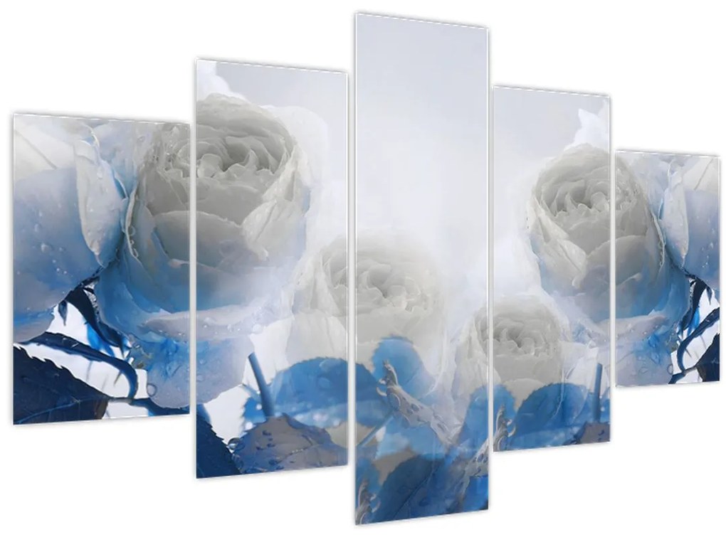 Tablou - Trandafir alb (150x105 cm)