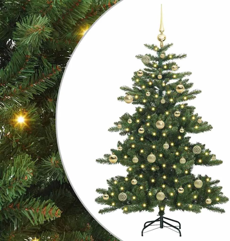 vidaXL Brad de Crăciun artificial cu ramuri articulare Verde 150 cm