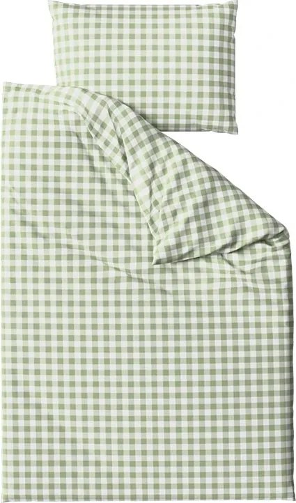 Lenjerie de pat din bumbac NORDIC CHECK verde Dimensiune lenjerie de pat: 70 x 90 cm | 140 x 200 cm