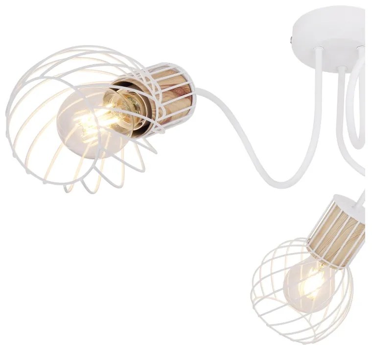 Lustra aplicata design modern LUISE alb 54012-3 GL