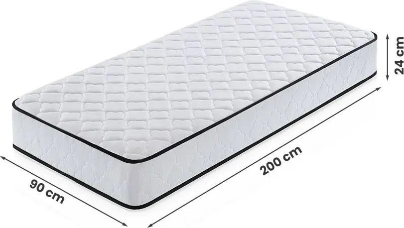 Saltea cu arcuri 120x200 cm (H3). 1138251