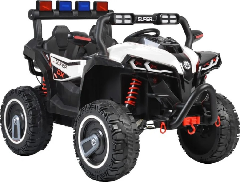 Masinuta Electrica cu acumulator pentru copii NOVOKIDS™ Super Beasty Buggy UTV , 2 locuri, Cu faruri luminoase, Telecomanda, 3-9 ani , max 30 kg ,