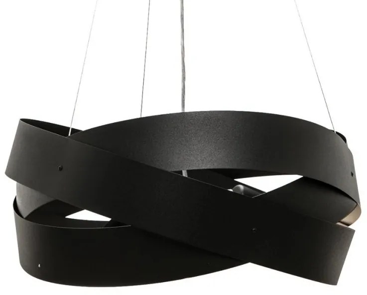 Pendul design modern Tornado negru 50cm