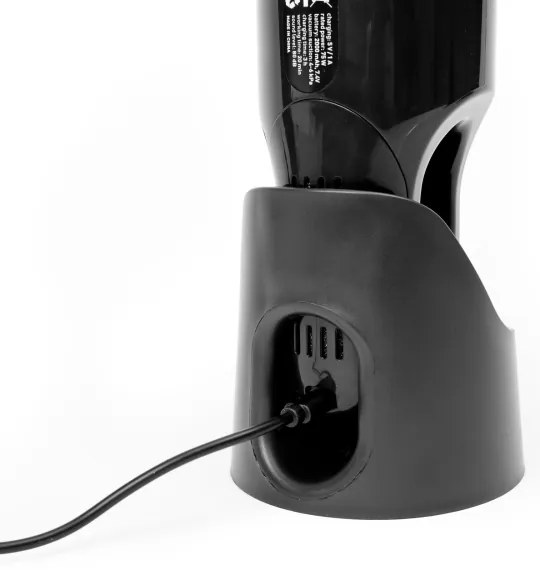 Aspirator auto portabil 75W, 2000 mAh, negru