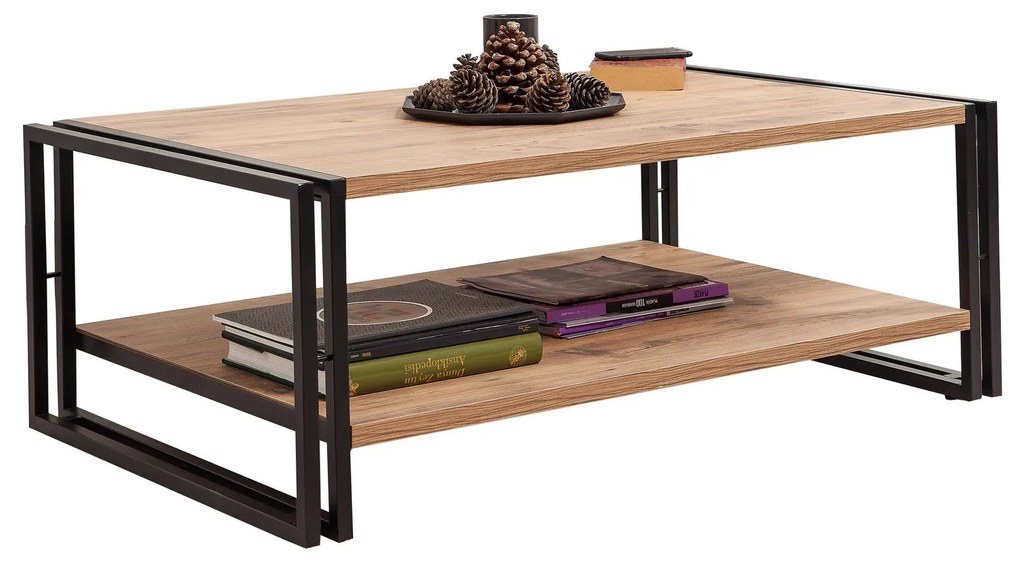 Măsuță de cafea Cosmopolitan 2 (pin antlantic + negru). 1071944