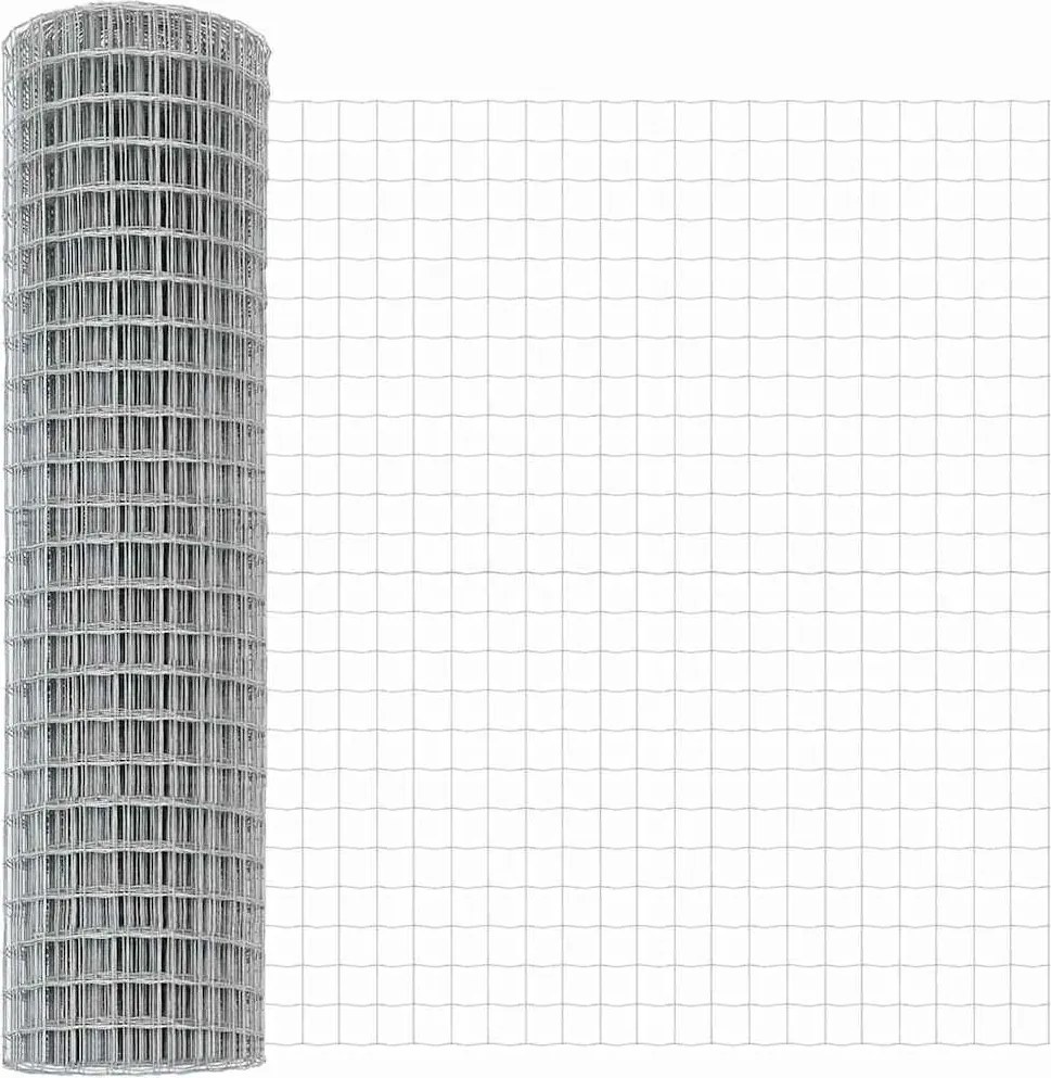 vidaXL Gard Euro 1 x 10 m Fier acoperit cu PVC