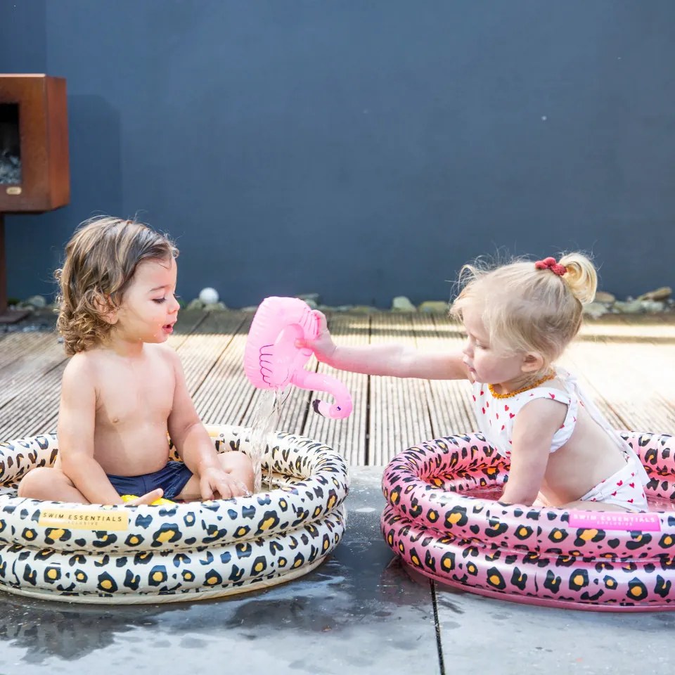 Piscina bebeluși animal print- 60 cm- 2 inele