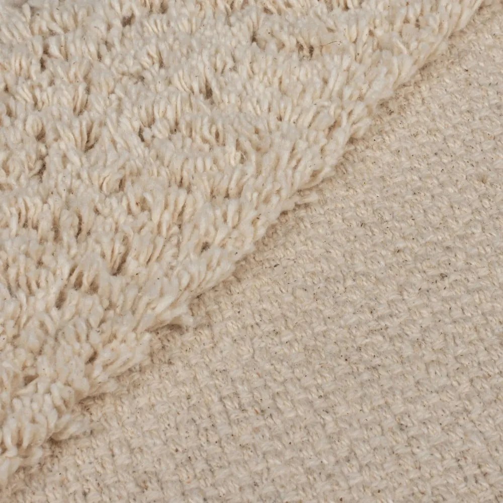 Covor bej din bumbac 160x230 cm Tessa Diamond – Flair Rugs