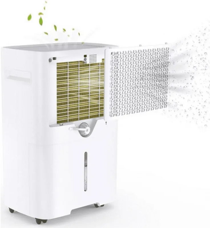 Dezumidificator Attractive TRITON 20, 340W, 2.5 L, Pana la 24L/24h, R290, Timer, Dezghetare automata, Senzor de umiditate, Alb