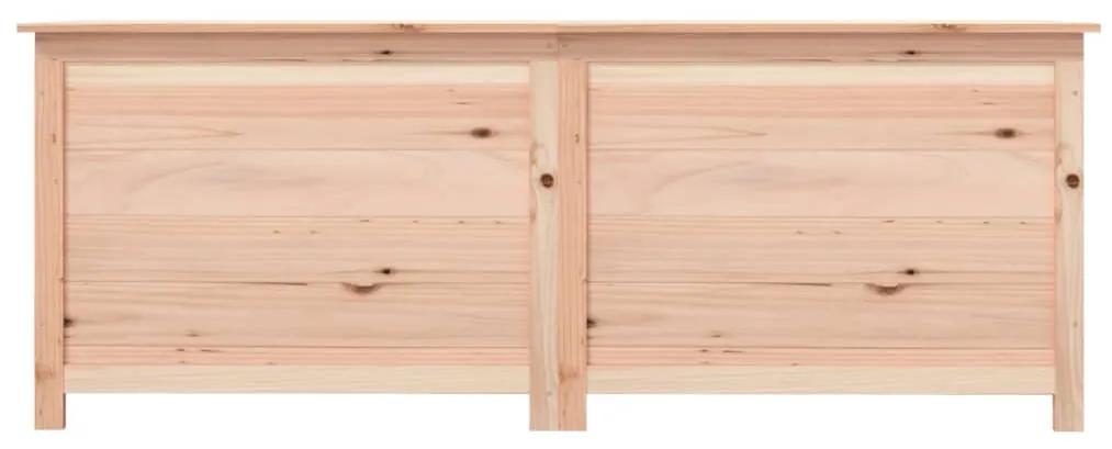 Cutie de perne de exterior 150x50x56 cm din lemn masiv de brad natural, 150 x 50 x 56 cm