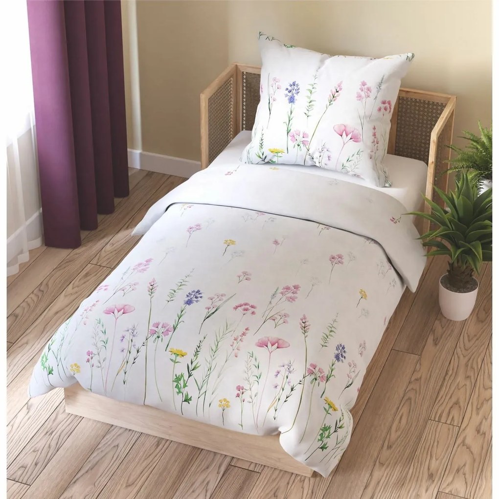 Lenjerie de pat din satin Zalura, 140 x 200 cm, 70x 90 cm