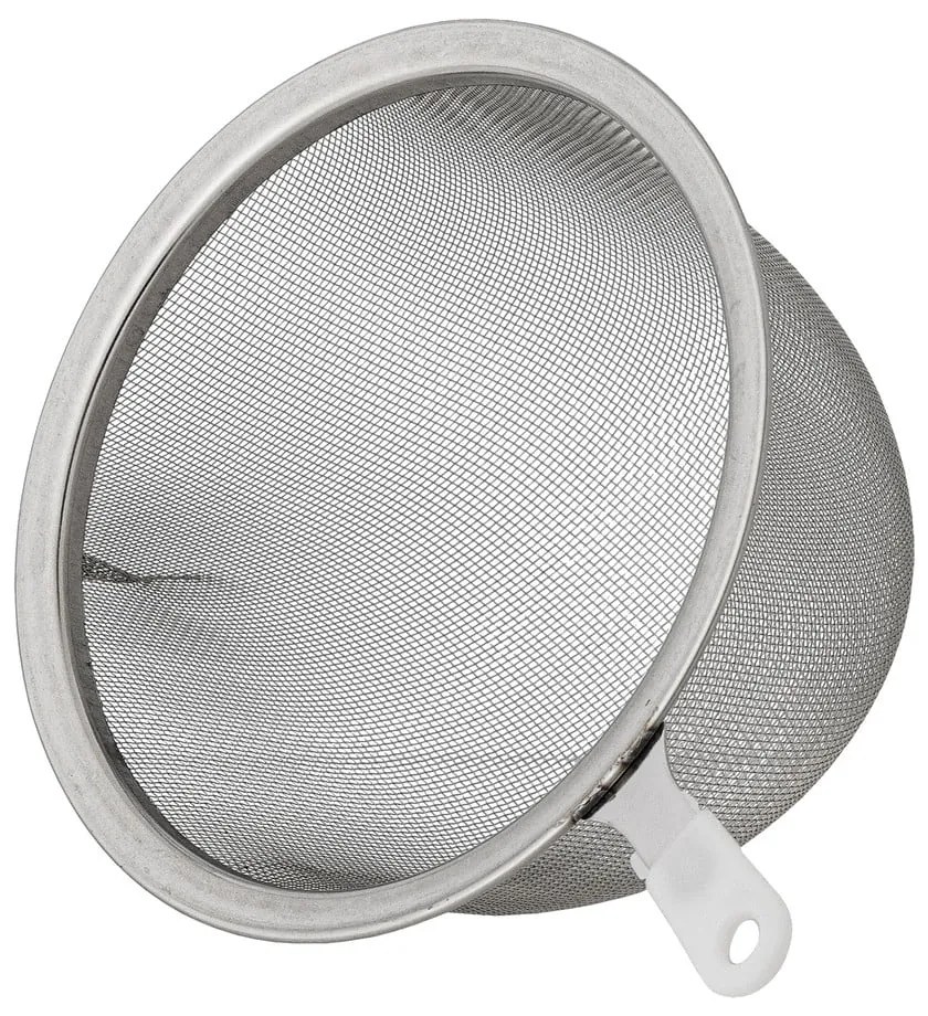 Cană crem cu filtru din gresie 300 ml cu model de Crăciun Valentin – Bloomingville